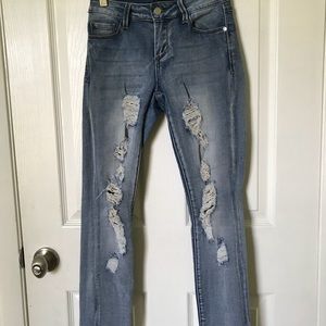 Bebe cropped jeans